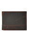 Leather Men's Wallet with RFID Brown