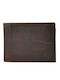 Leather Men's Wallet with RFID Brown