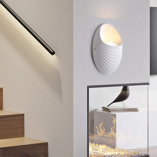 Wandmontierte Außenbeleuchtung Shell 5W 3000K Weiße