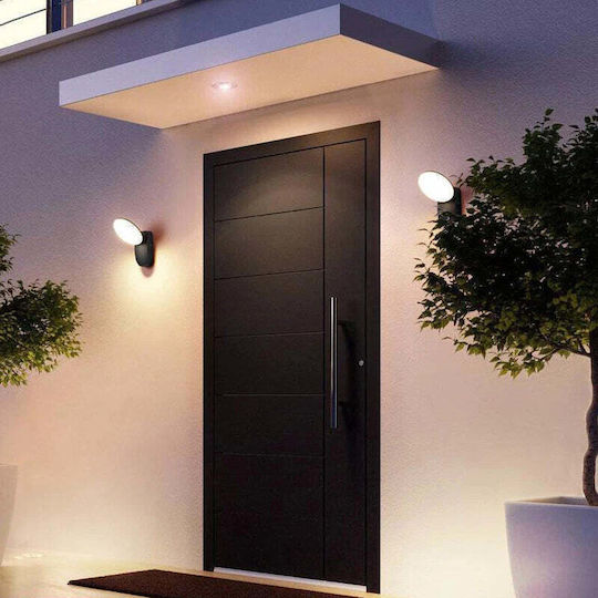 10w Outdoor Led Wall Light Ax165 Warm Light 3000k Black