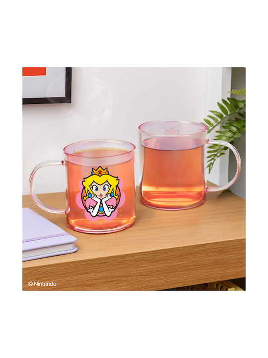 Super Mario Чаша Стъклена Оранжева
