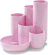 Han Pen Holder Han Campus 5 Compartments Pastel Pink