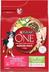 Purina One 2.5kg Dry Light Food for Adult Neutered Medium & Large Breed Dogs with Turkey and Rice Purina One 2.5kg Dry Light Food for Adult Neutered Medium & Large Breed Dogs with Turkey and Rice
