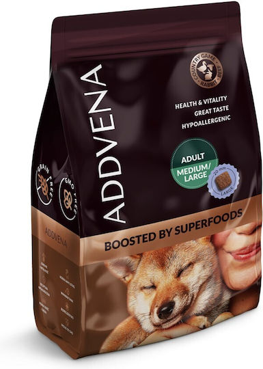Dog Food 2.5kg Dry Dog Food Grain-Free for Adult Dogs of Medium & Large Breeds with Beef