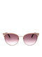 Blumarine Women Sunglasses With Gold Frame And Pink Lens SBM163S A39V