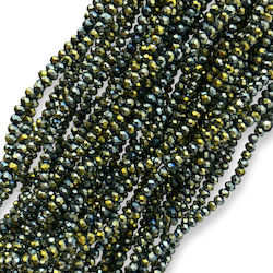 Polygonal Glass Beads 4 Mm 2 Pieces