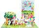 Kiriori Pop 3d Картичка Рожден Ден Парти Кучета