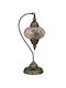 Heronia Decorative Table Lamp Metal Multicolor Glass Boho Oriental Moroccan Style Moroccan Style Lamp Adapter E14