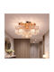 Candelabru Modern Clasic Sasha Lc117/3gd 3x E27 Metal Cristal Abajur Auriu