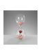 Mascagni Bürodekoration Zubehör Sanduhr Rosa Glas 20cm 2061