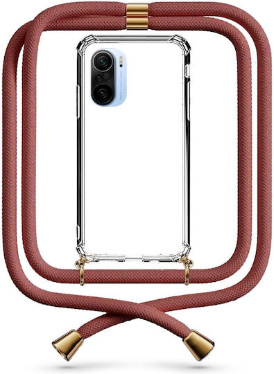Калъф за мобилен телефон Прозрачен Кафяв Каишка Xiaomi Mi 11i