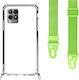 Θήκη Κινητού Διάφανη Ιμάντα Lime Green Realme 8i