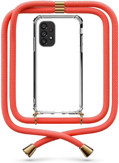 Θήκη Κινητού Διάφανη Κορδόνι Coral Galaxy A33 5g
