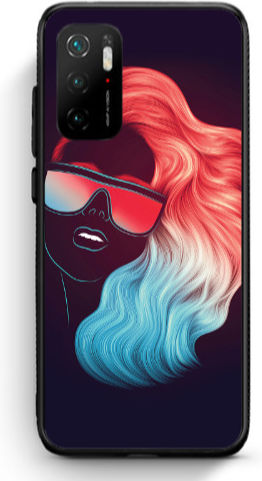 Xiaomi Poco M3 Pro Калъф Черен Лъскав За Момичешки Очила