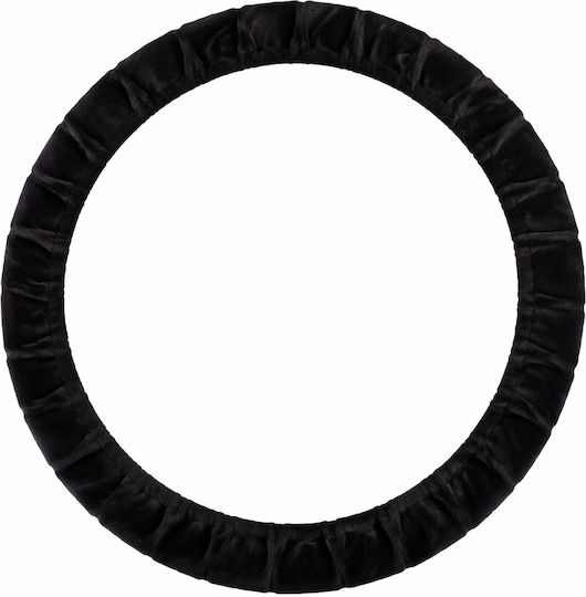 Κάλυμμα Τιμονιού Αυτοκινήτου Μαύρο 37-39cm Pvc & Καουτσούκ Αντιολισθητικό Universal