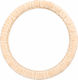 Car Steering Wheel Cover Beige 37-39cm Pvc & Rubber Anti-Slip Universal