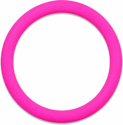 Κάλυμμα Τιμονιού Αυτοκινήτου Ροζ 37-39cm Pvc & Καουτσούκ Universal Αντιολισθητικό Grip