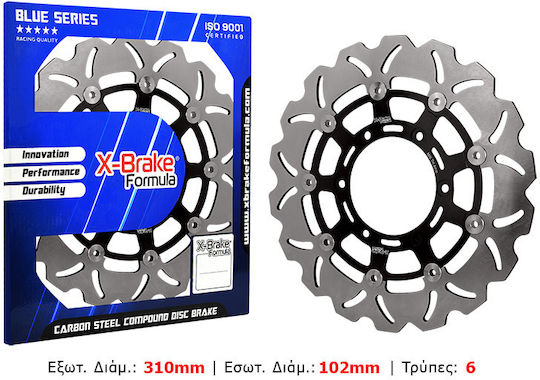 Motorrad Bremsscheibe Stx101f-flo-w Gsx1000r 09-15 Platzierung Vorderseite X-Brake