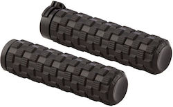 Arlen Ness Χειρολαβές Grips Μοτοσυκλέτας Harley Davidson '08 '25 E-throttle Μαύρες Air Trax Grip Set Black