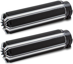 Arlen Ness Χειρολαβές Grips Μοτοσυκλέτας 10-gauge '14 '18 Indians Μαύρες Comfort Grips Black