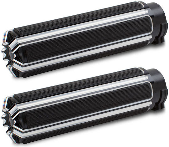 Arlen Ness Motorcycle Grips 10-gauge '14 '18 Indians Black Comfort Grips