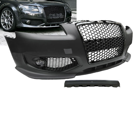 Vordere Stoßstange Audi A3 8p 05-08 Rs Look Schwarze Glänzende