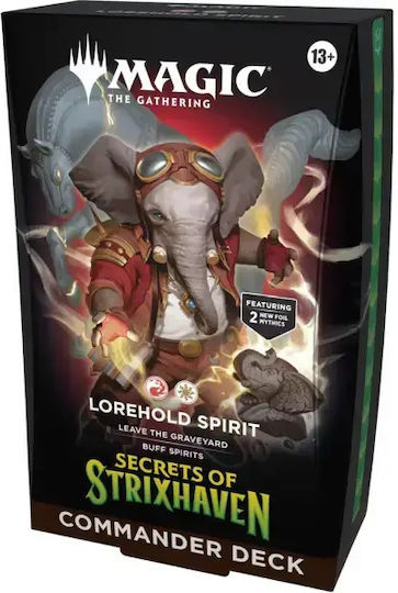Wizards of the Coast Тайните на Стриксхейвън Командирско Тесте Magic: The Gathering Командирско Тесте Дух на Лорхолд (Английски)