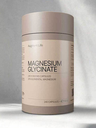 Augment Life Chelatisiertes Glycinat Magnesium 800mg 240 Kapseln