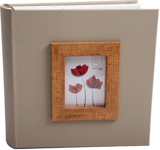 Photo Album Bound Sleeves For 10x15 Holds 200 Photos 10x15 S559 Beige Brown Frame