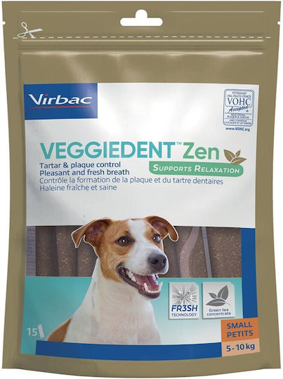 Virbac Veggiedent Λιχουδιά για Σκύλους κατά της Πέτρας & Πλάκας 228gr