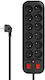 Dpm Extension Cable Dmp Pps52 Double Row 12gn 2w 1.8m Black
