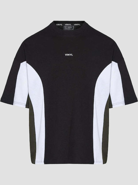 Herrenblusen Kurzarm T-Shirt Schwarz