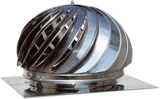 Rotating Cap Stainless Steel Plate 350/350mm Kamininox