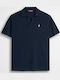 Polo Blouse Navy Blue