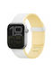 Uniq Watch Band Revix Iv Premium Apple Watch 42 41 40mm Edition Reversible Magnetic White-yellow