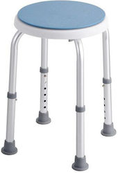 Shower Chair Swivel Seat People Disabilities Max 136 Kg Non-slip Aluminum