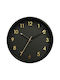 Ankor Ankor Kunststoff Wanduhr Schwarz