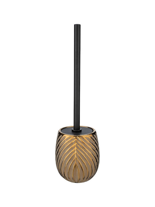 Wenko Ceramic Toilet Brush Bathroom Gold