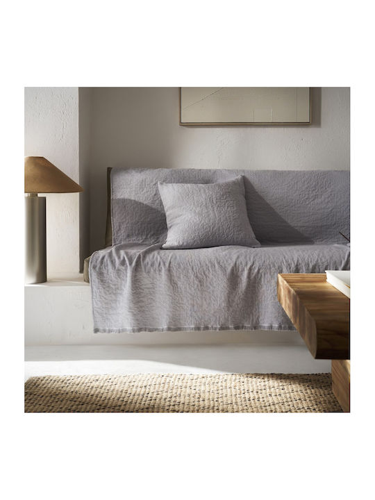 Gofis Home Francis Sofa Throw Jacquard 180x250cm Magnet Grey