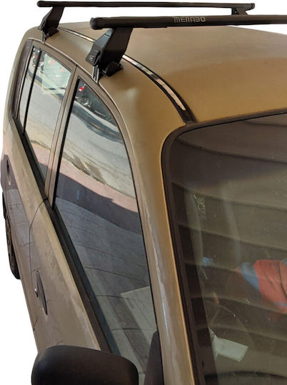 Menabo Roof Rack Bars Kit Car Roof Bars Iron Menabo Legs Hyundai Atos 1997-2008 2 Pieces Mb.hatos.06