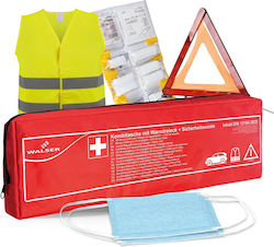 Walser 44296 Car Safety Kit KTEO Set 3 Pieces Zipper Case Triangle First Aid Kit Vest Walser 44296 Car Safety Kit KTEO Set 3 Pieces Zipper Case Triangle First Aid Kit Vest