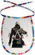Koupakoupa Assassin's Creed Waterproof Baby Bib Made of 100% Cotton with Lace Band Colored
