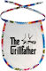 Koupakoupa The Grillfather Wasserdichte Baby Lätzchen aus 100% Baumwolle mit Spitzenband