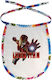 Koupakoupa Ironman Wasserdichte Baby Lätzchen aus 100% Baumwolle mit Spitzenband