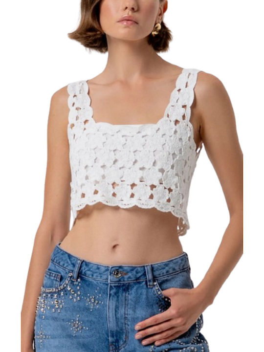 Women's Sleeveless Blouse Cream