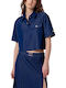 Γυναικεία Polo Μπλούζα Darkblue