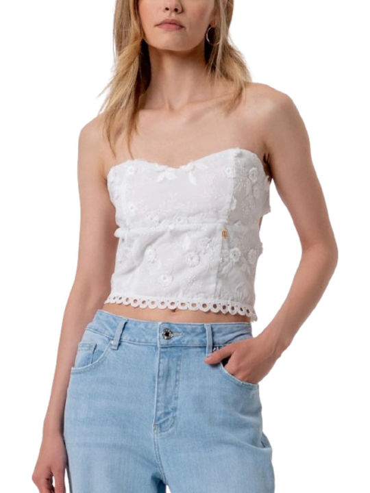 Γυναικεία Μπλούζα Κορσές White