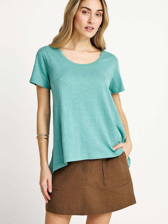 Funky Buddha Women's T-shirt Green