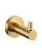 Omnires Doppelter Badezimmerhaken mit Schrauben 4x6cm Gold