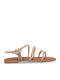 Women's Flat Sandals Gold